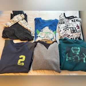 Lot of boys 14/16 long sleeves & hoodies